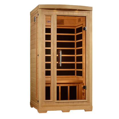 Pro 6 Madison Elite 1 Person Near Zero EMF FAR Infrared Sauna P6-H106-02