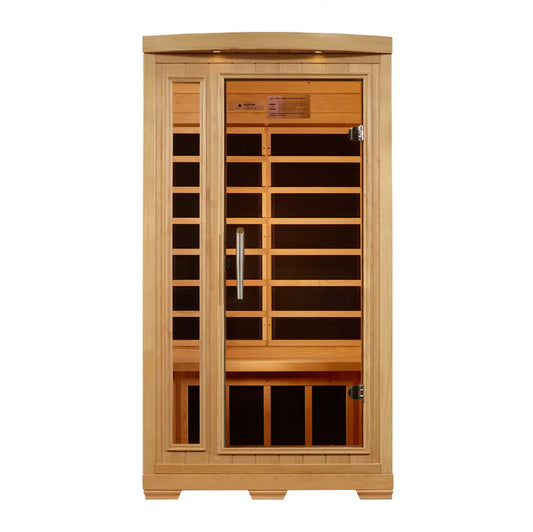 Pro 6 Madison Elite 1 Person Near Zero EMF FAR Infrared Sauna P6-H106-02