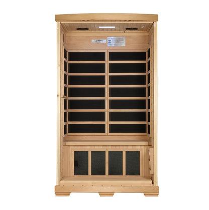 Pro 6 Madison Elite 1 Person Near Zero EMF FAR Infrared Sauna P6-H106-02