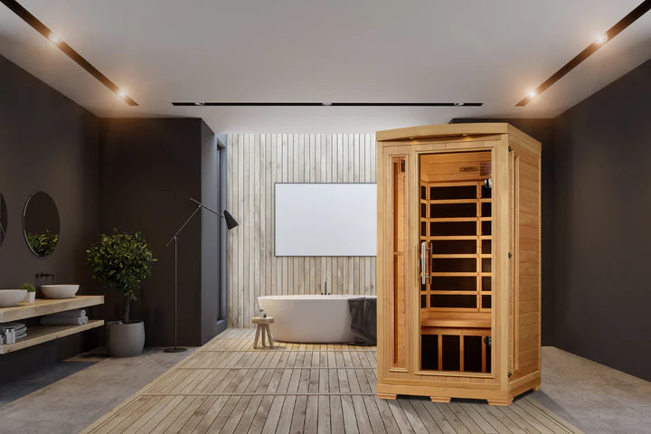 Pro 6 Madison Elite 1 Person Near Zero EMF FAR Infrared Sauna P6-H106-02