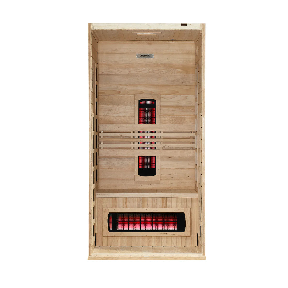 Dynamic Martin 1-2 Person Near-Zero EMF Full-Spectrum Infrared Sauna — Canadian Hemlock (DYN-6006-03-FS)