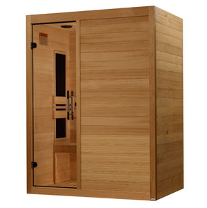 Maxxus Amparo 3-Person Low EMF FAR Infrared Sauna — Canadian Hemlock (MX-S306-01)