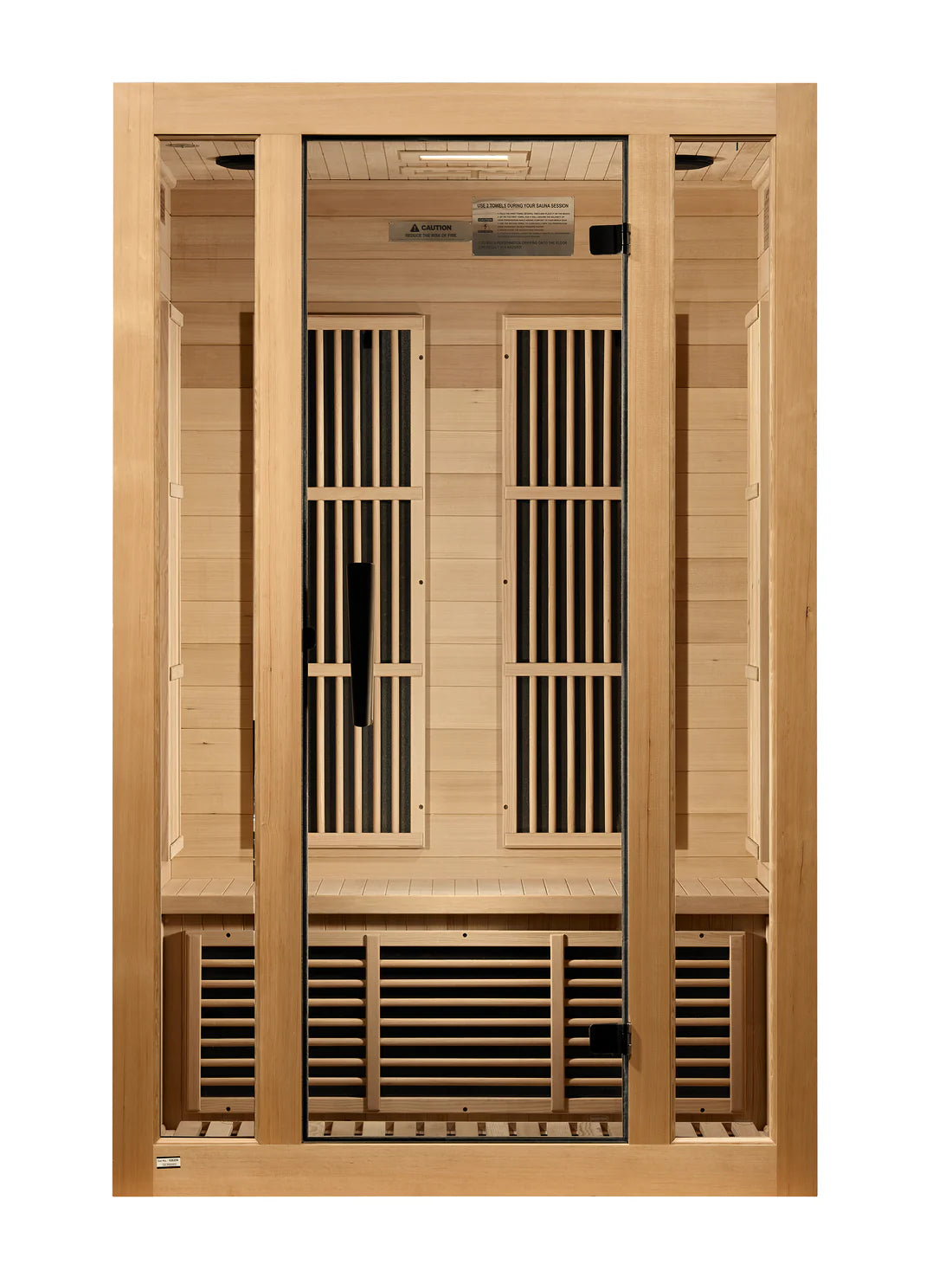 Maxxus Seattle 2-Person Near-Zero EMF FAR Infrared Sauna — Canadian Hemlock (MX-J206-01-ZF)