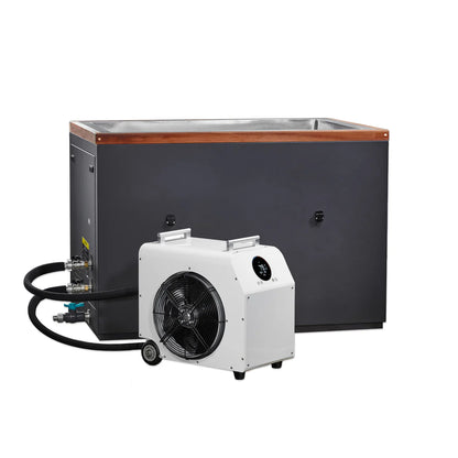 Dynamic Cold Therapy Cuboid 304 Nano-Coated Stainless Steel Cold Plunge — Tub Only (DCT-S-050-NS-34)