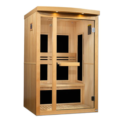 Pro 6 Rachel 2-Person Near-Zero EMF FAR Infrared Sauna — Canadian Hemlock (P6-5220-01)