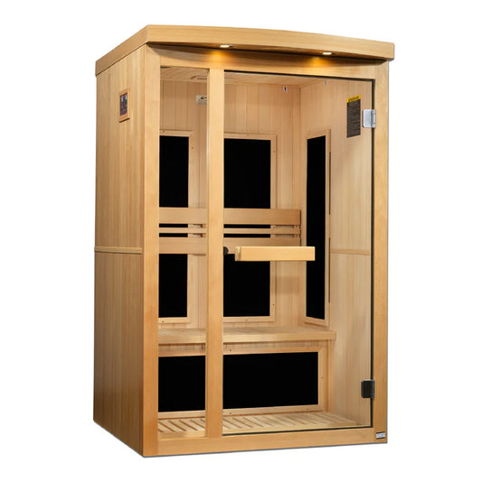 Pro 6 Rachel 2-Person Near-Zero EMF FAR Infrared Sauna — Canadian Hemlock (P6-5220-01)