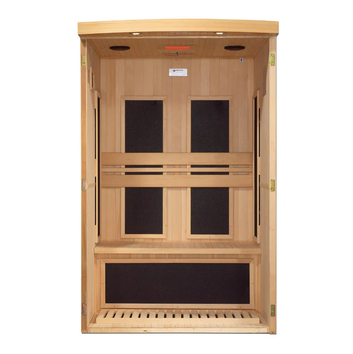 Pro 6 Rachel 2-Person Near-Zero EMF FAR Infrared Sauna — Canadian Hemlock (P6-5220-01)