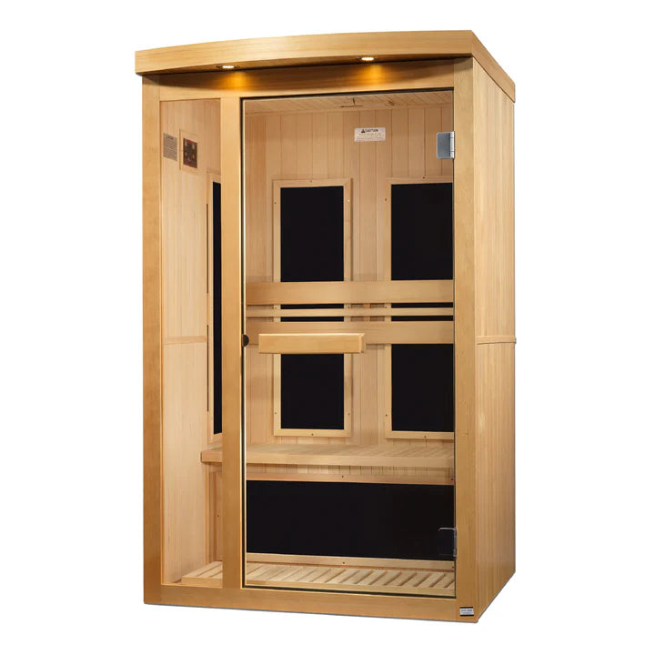 Pro 6 Rachel 2-Person Near-Zero EMF FAR Infrared Sauna — Canadian Hemlock (P6-5220-01)