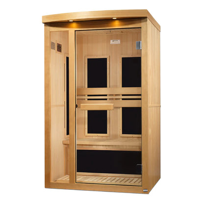 Pro 6 Rachel 2-Person Near-Zero EMF FAR Infrared Sauna — Canadian Hemlock (P6-5220-01)
