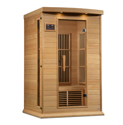 Maxxus Toulose 2-Person Near-Zero EMF FAR Infrared Sauna — Canadian Hemlock (MX-K206-01-ZF)