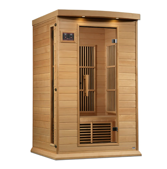 Maxxus Toulose 2-Person Near-Zero EMF FAR Infrared Sauna — Canadian Hemlock (MX-K206-01-ZF)