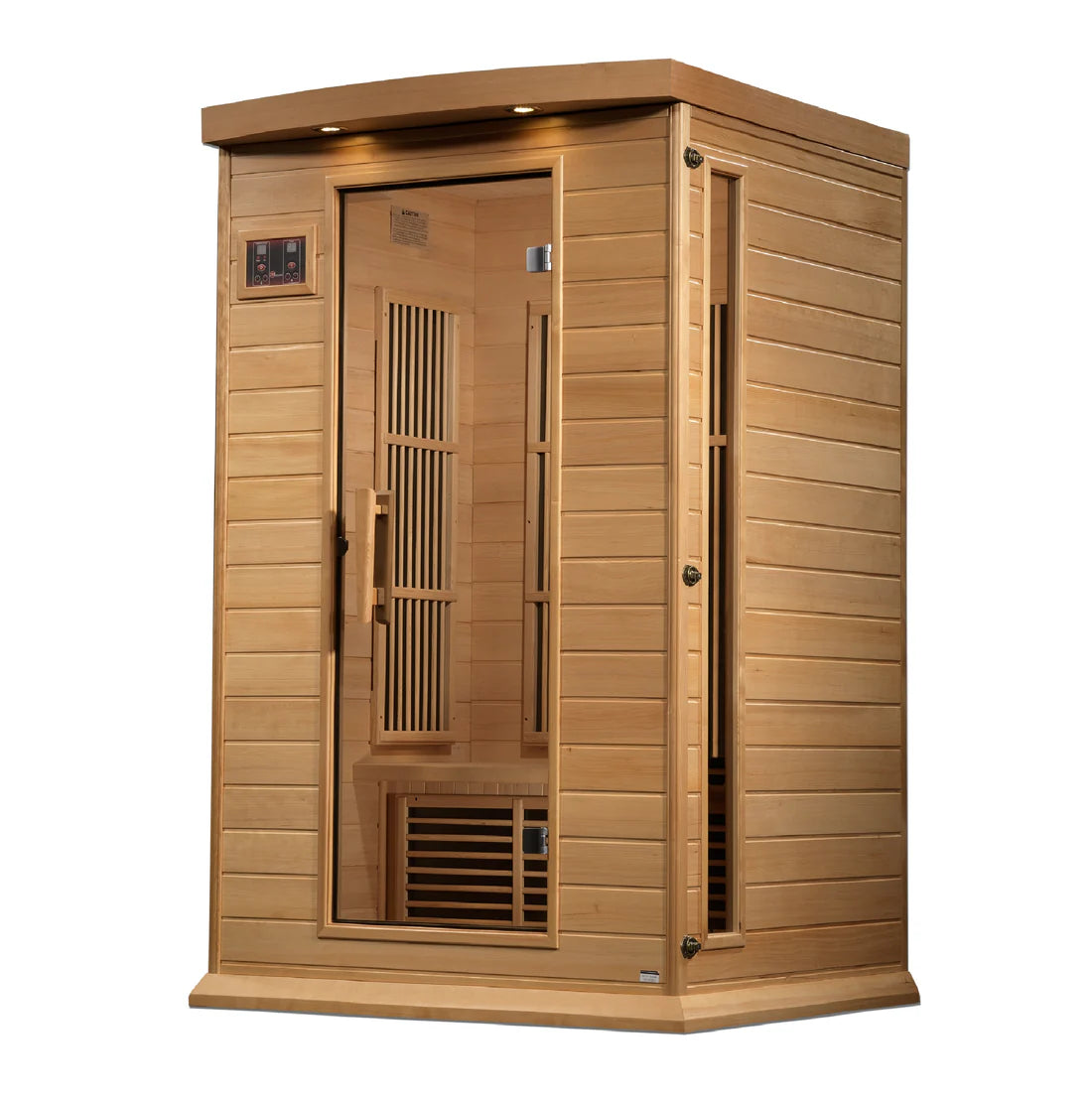 Maxxus Toulose 2-Person Near-Zero EMF FAR Infrared Sauna — Canadian Hemlock (MX-K206-01-ZF)