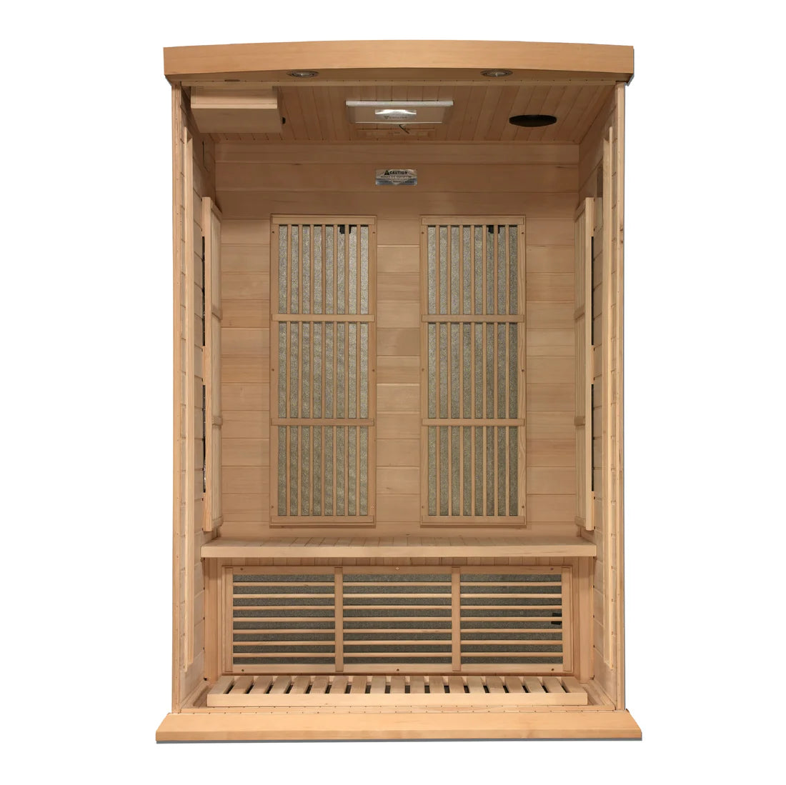 Maxxus Toulose 2-Person Near-Zero EMF FAR Infrared Sauna — Canadian Hemlock (MX-K206-01-ZF)