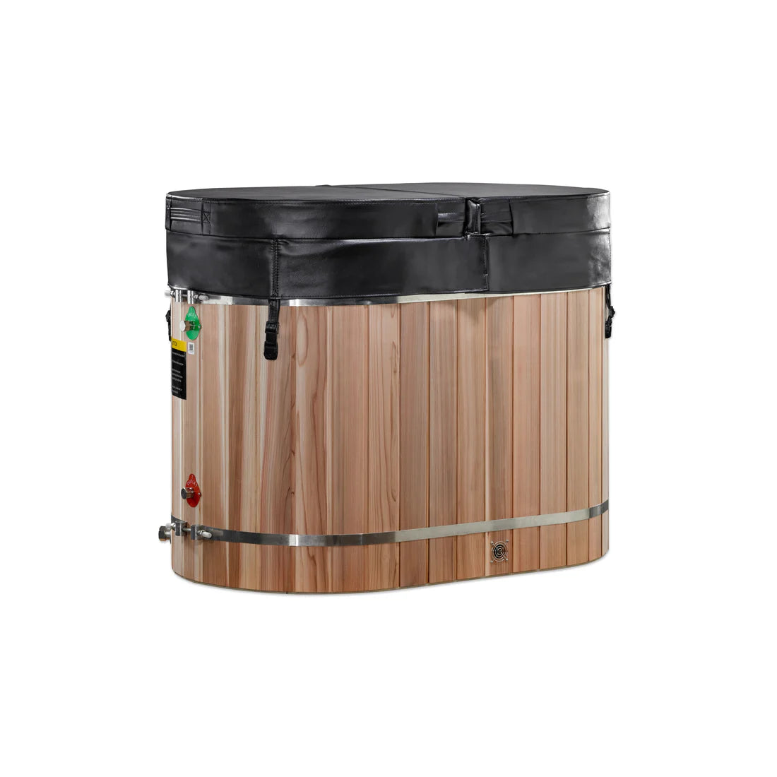 Dynamic Cold Therapy Oval Barrel Pacific Cedar Cold Plunge — Tub Only (DCT-BO-50-PLPC-34)